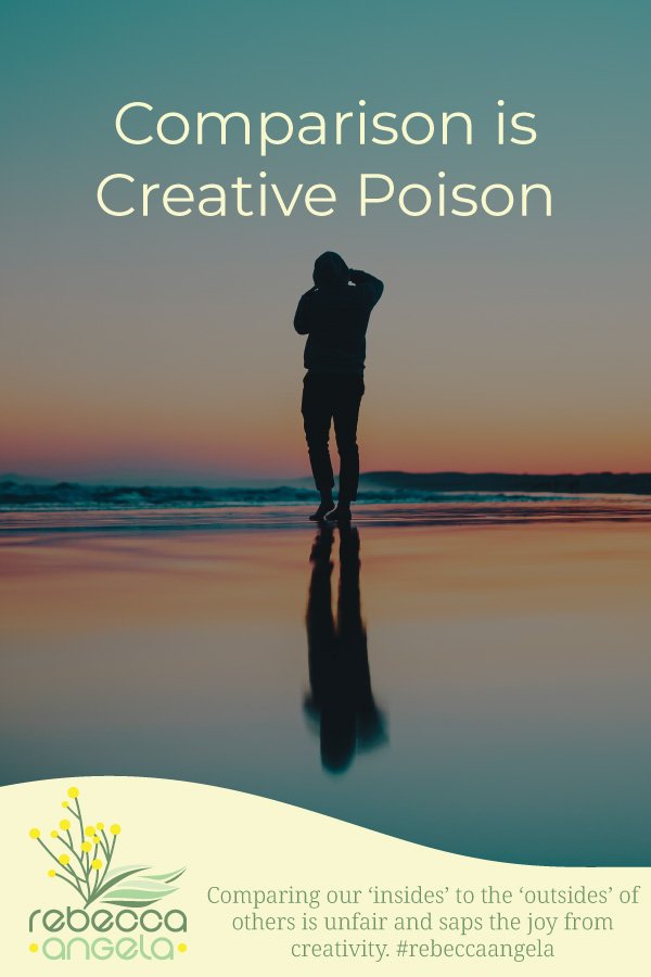 Comparison is Creative Poison Pinterest Image