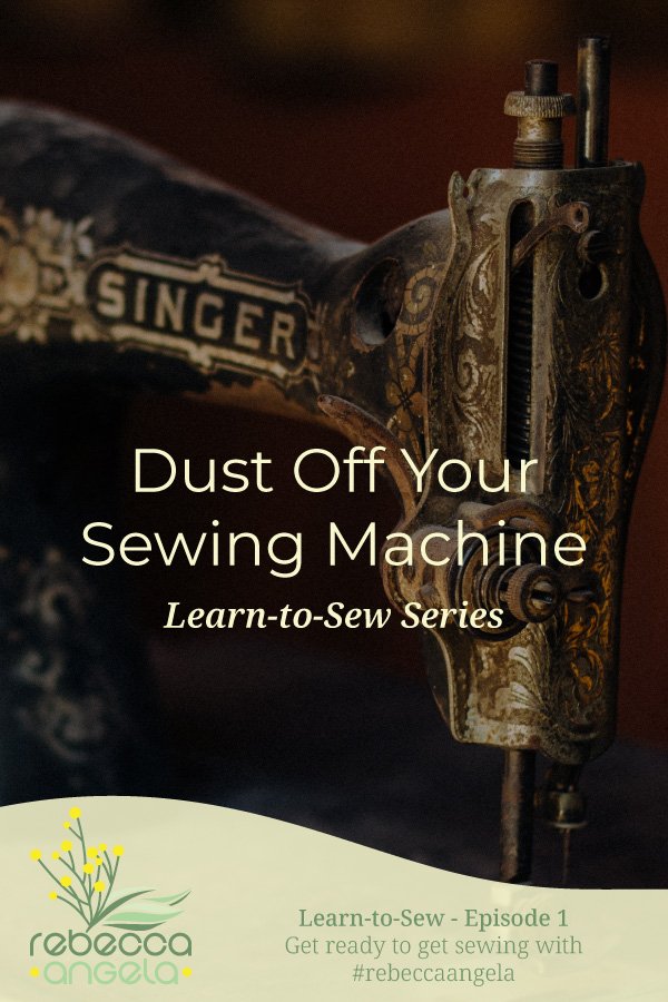 Dust off your sewing machine Pinterest Pin