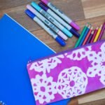 Inkodye Shadow-printed Pencil Case Tutorial