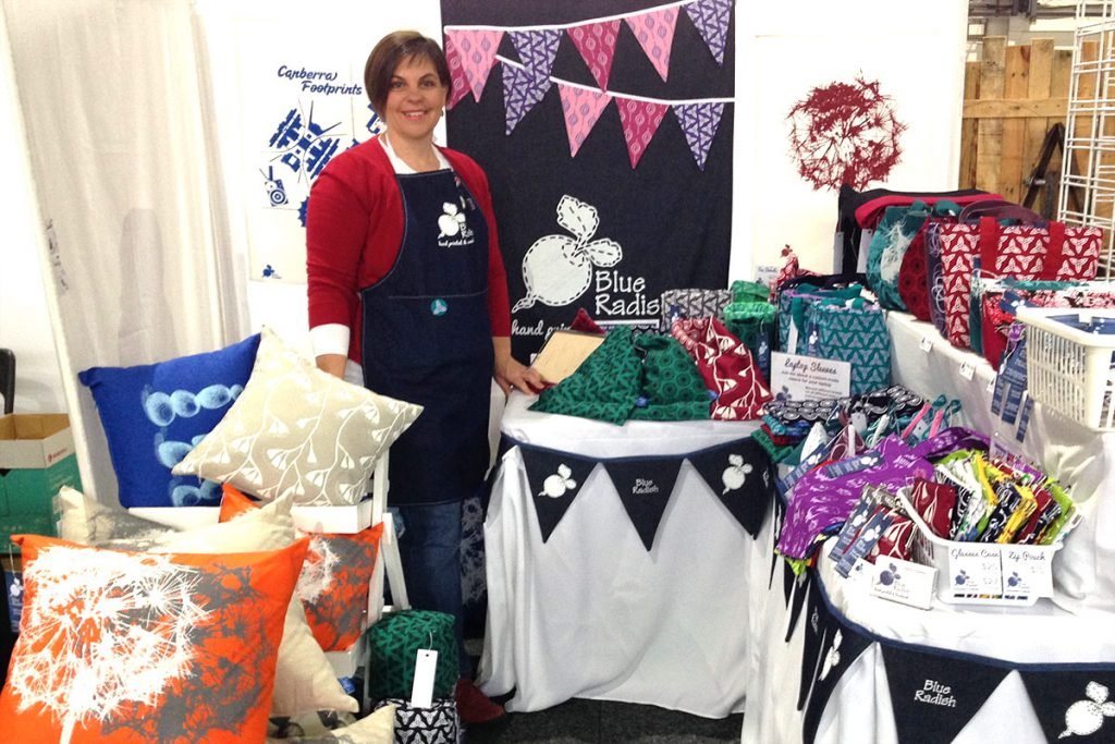 Humble beginnings: my first market stall in June 2015.