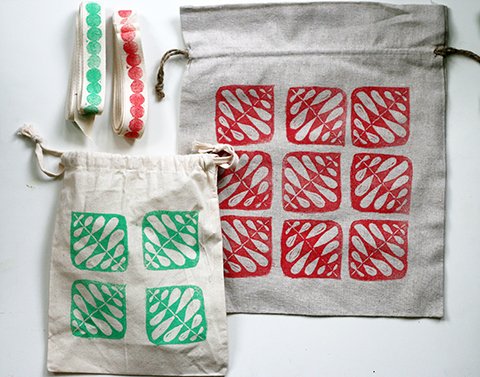 Lino Print Bags Image
