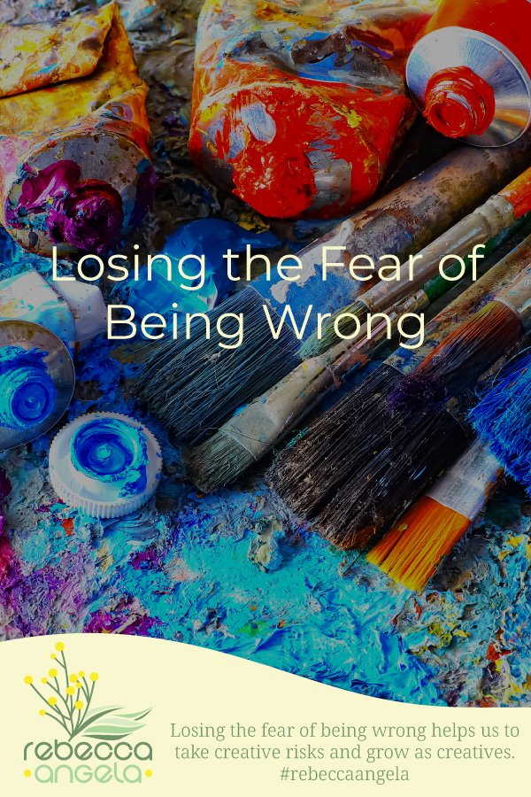 Losing the fear of being wrong Pinterest Pin