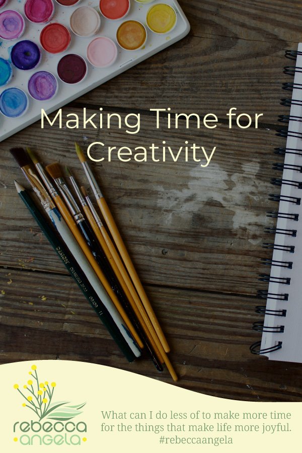 Making Time for Creativity Pinterest Pin