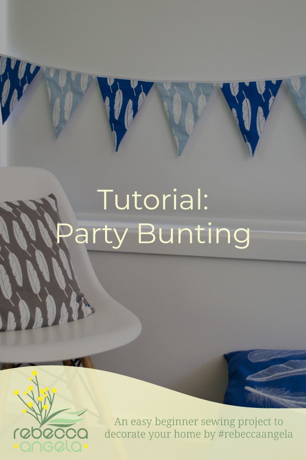Party Bunting Tutorial Pinterest Image