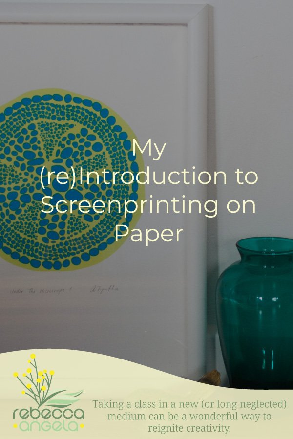 Screen Printing on Paper Pinterest Image