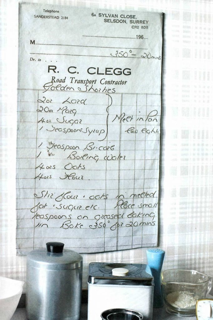 Handwritten Recipe Tea Towel from The Spoonflower Handbook