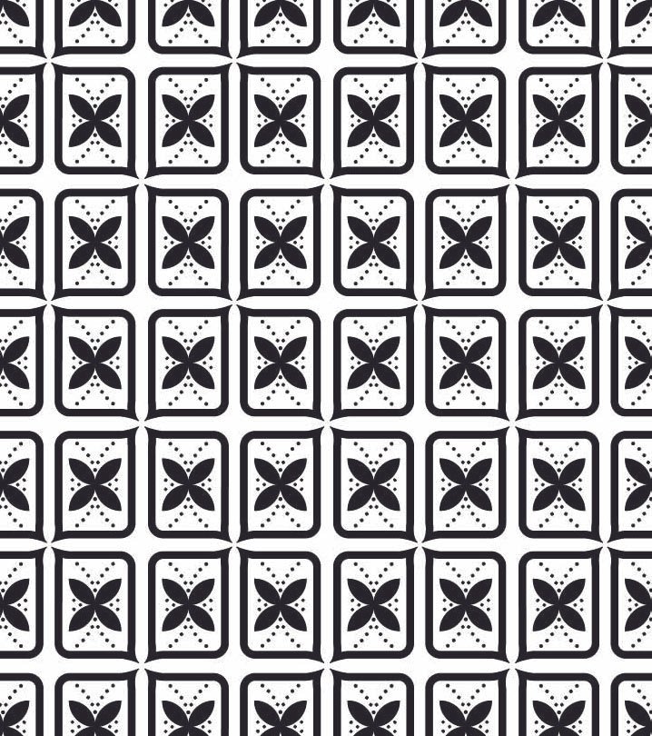 The Flower Tile in repeat