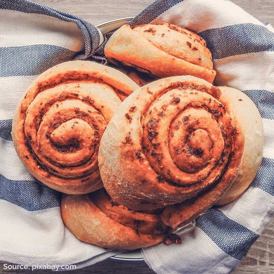 Scrolls in tea towel