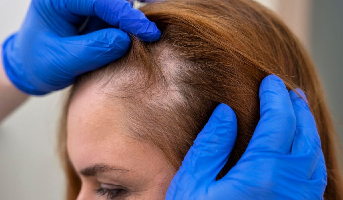 hair closeup image
