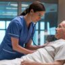 nursee checking patient