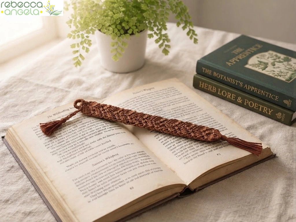 Macrame bookmark image