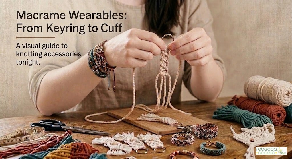 Macrame Jewellery and Wearables image