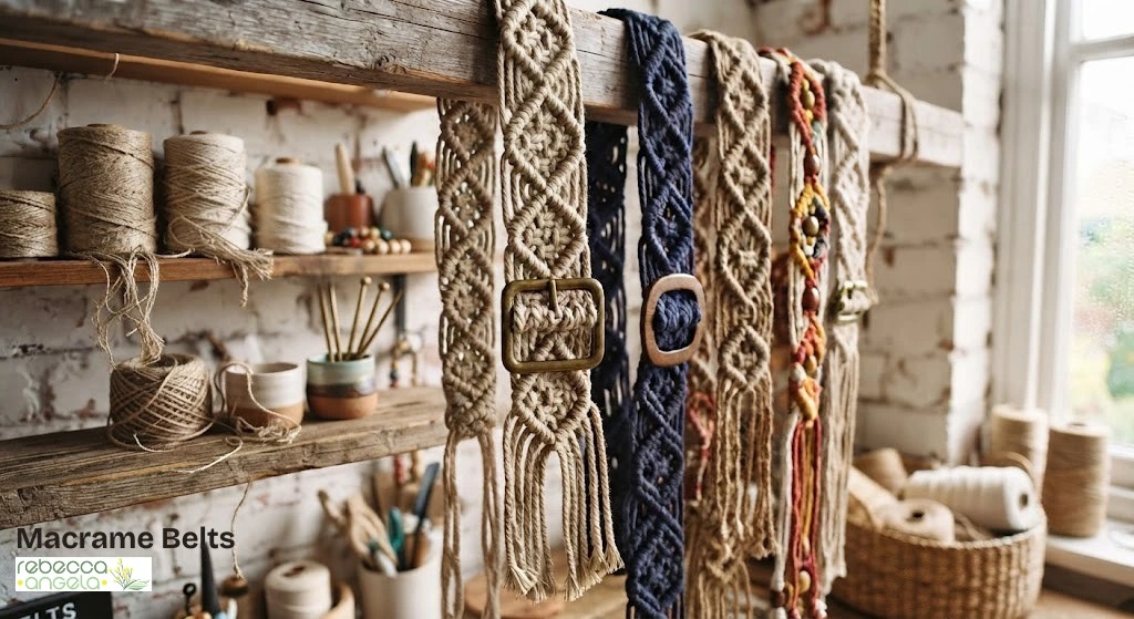 Macrame belts image