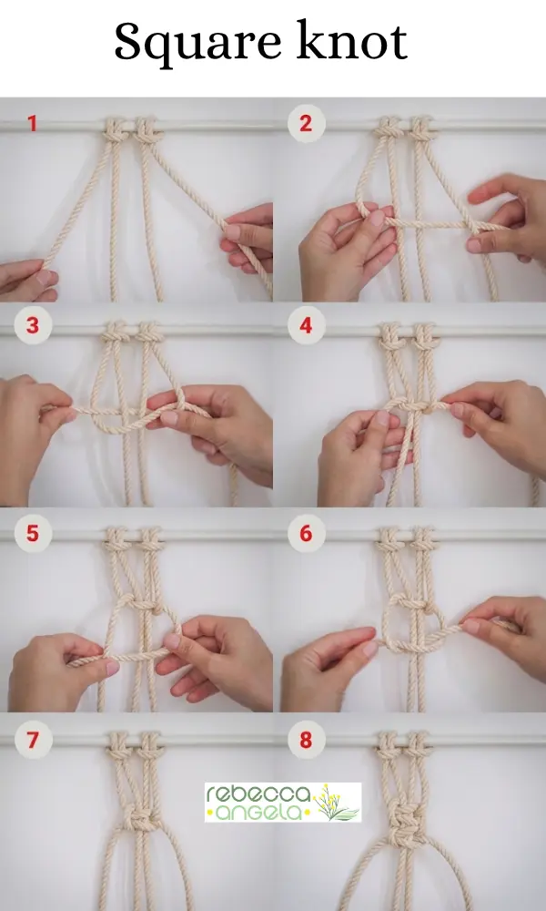 Macrame Square Knot Tutorial image
