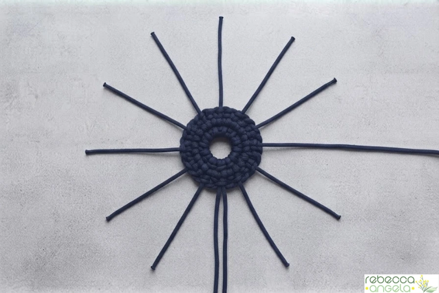 Start knotting in rounds image