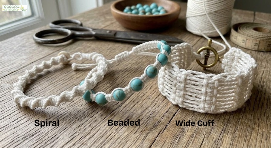 Three bracelet variations image
