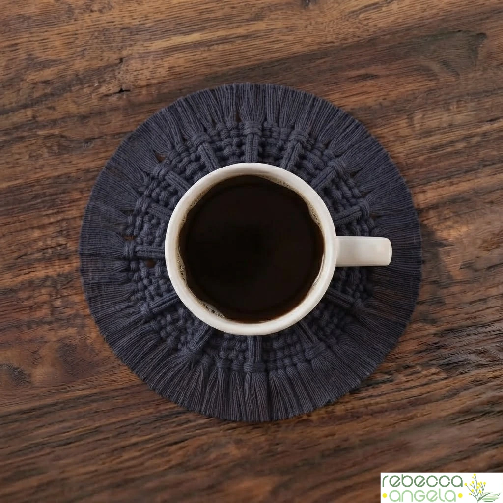 Macrame coasters Image