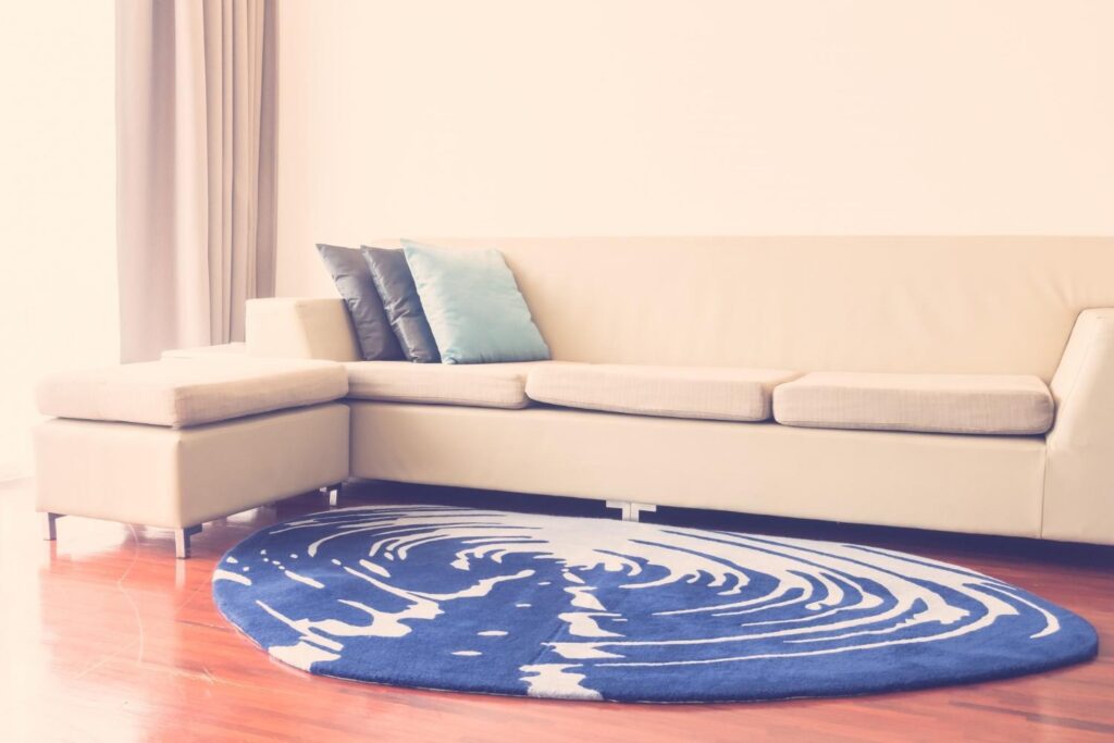 Round Wool Rugs for Cozy Bedroom Areas image