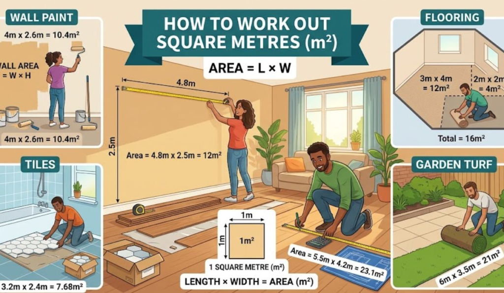 How Do You Work Out Square Metres