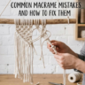 Macrame Mistakes image