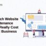 Website Maintenance cost image