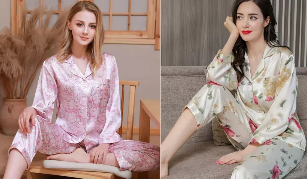 silk pyjama styles image