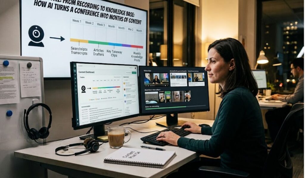 AI Turns an Online Conference image