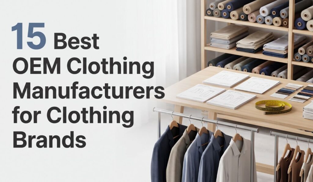 15 Best OEM Clothing Manufacturers for Clothing Brands image