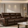 Leather Reclining Loveseat image